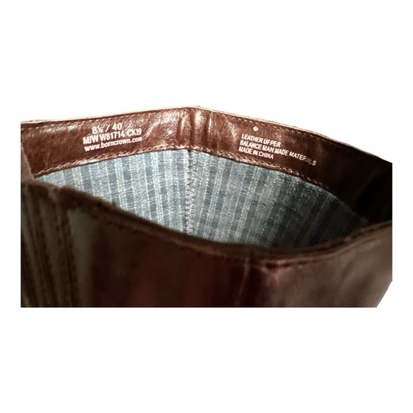 Born Crown Womens Kit Boots Dark Brown Leather Women’s Size 8.5 Fleece Lined - Picture 4 of 8